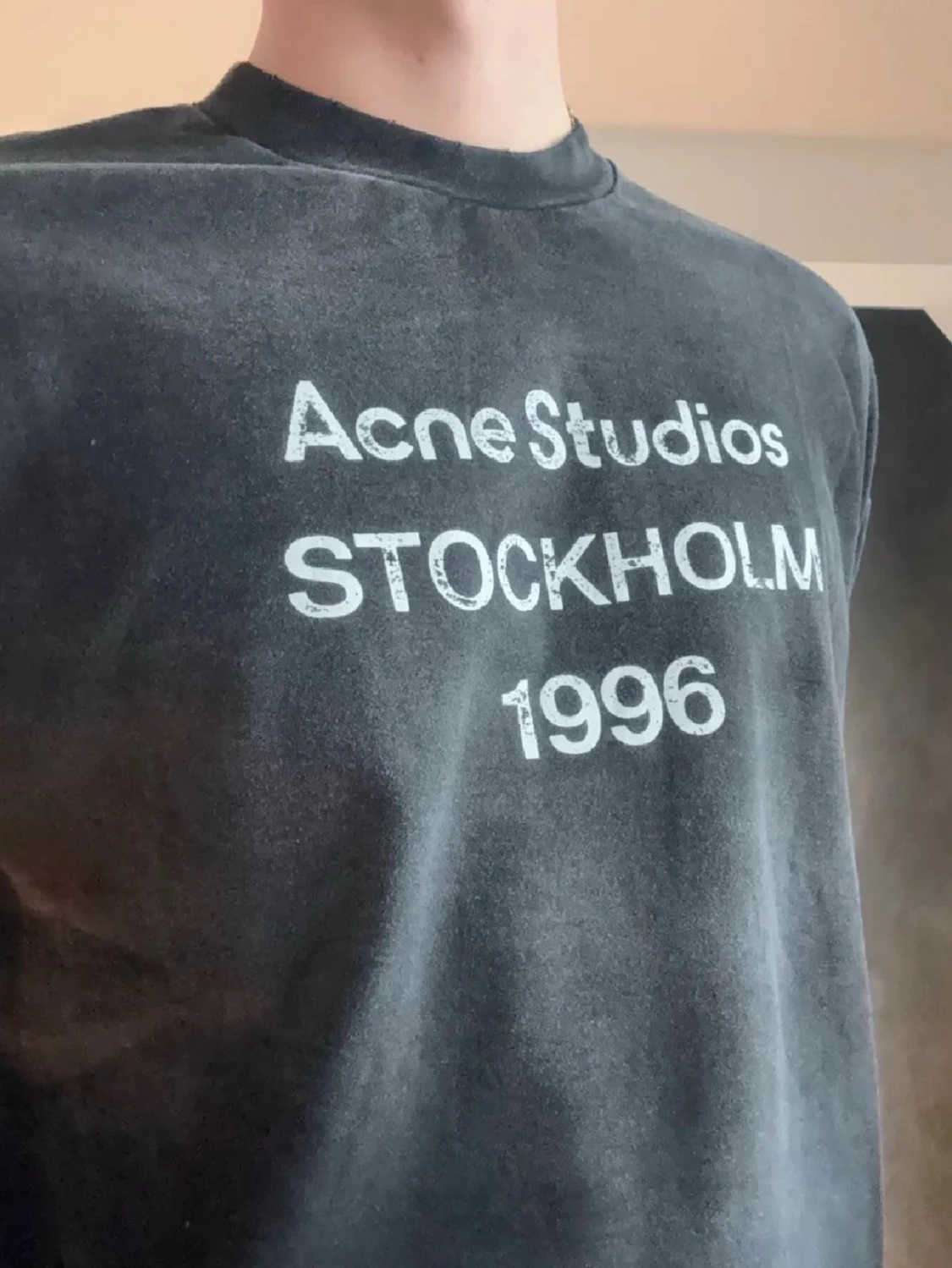 Svart långärmad topp Acne Studios - 1