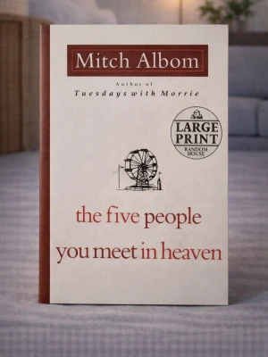 The Five People You Meet in Heave (Brand new, in English) - Skick: Helt ny bok. Omslag: Pappercover. Storlek: standard (inte pocket). Förpackning: I sitt originala plastomslag. Från: Stockholm. Snabb leverans inom Sverige.