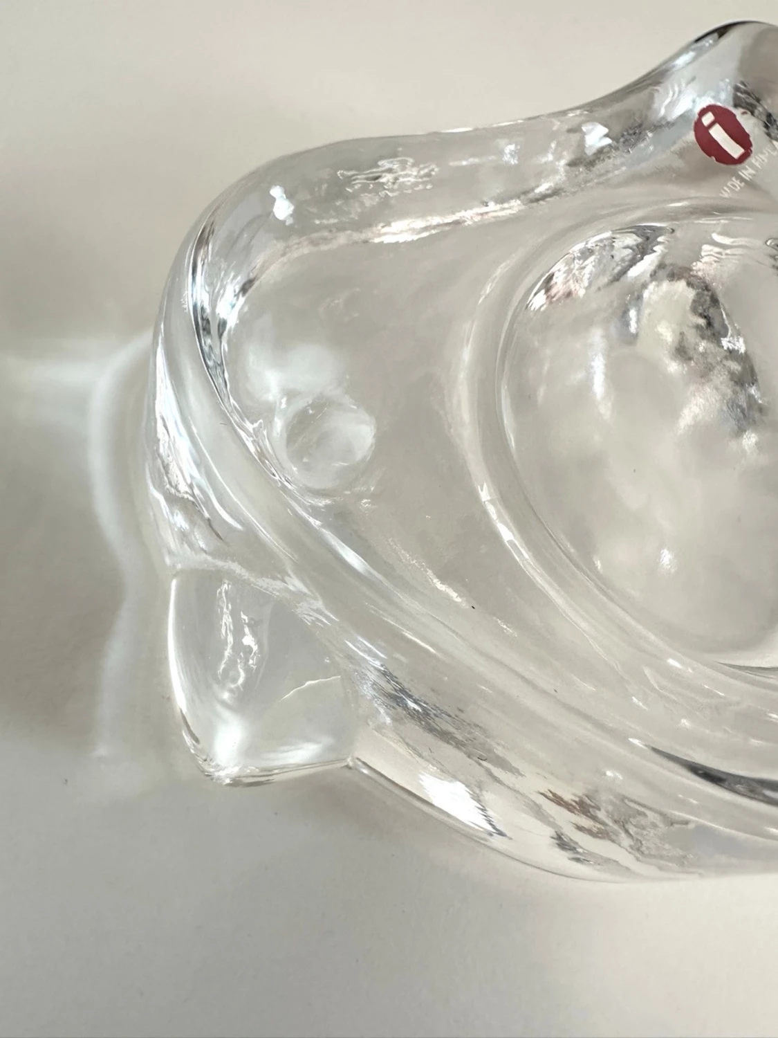 Iittala - 2 äggkoppar i glas formade som fåglar - 5