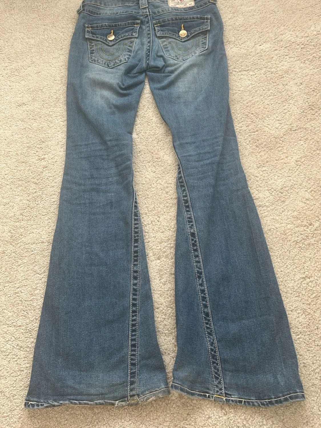 True Religion Joey Low Rise Flare Jeans - 2