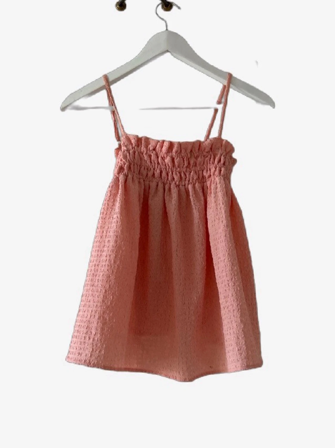 Rosa linnetopp med smock🌸