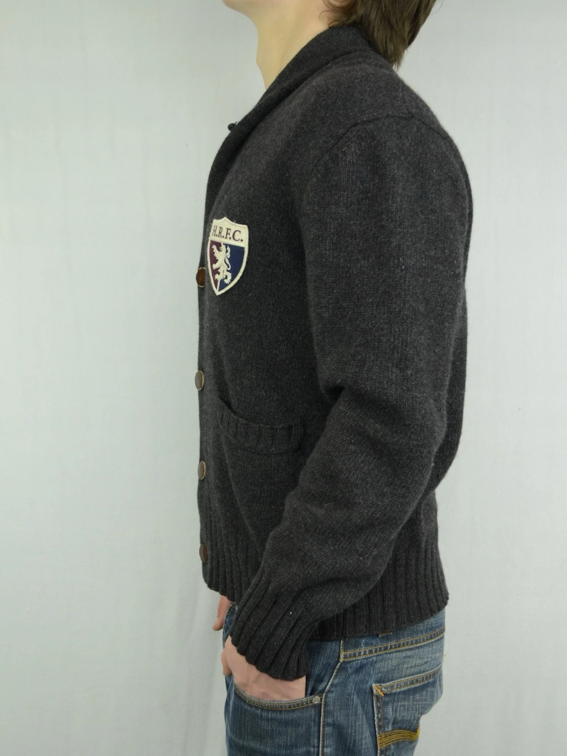 Hackett stickad cardigan  - 1