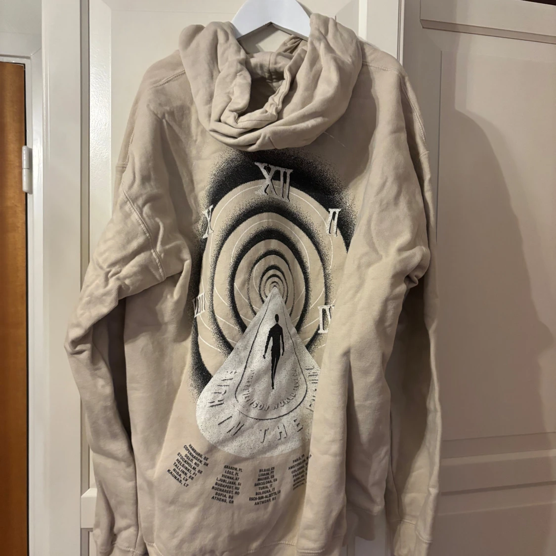 Beige hoodie Faith In The Future Louis Tomlinson Merch - 1