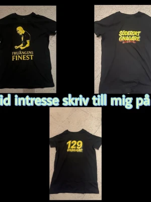 AIK t shirt  - 3 st olika AIK T-shirts skriv här om ni är intresserade av att köpa pris i dm biligt btw finns i många storlekar 