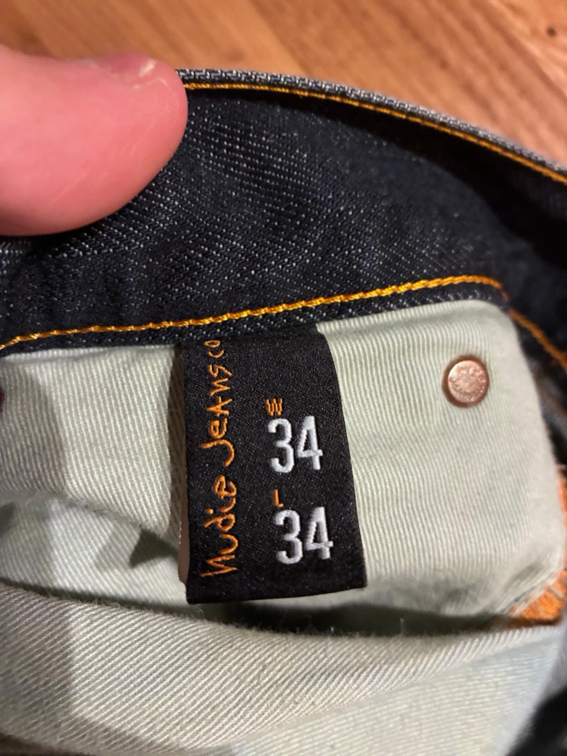 Nudie jeans ”Straight Alf” W34 L34 - 4