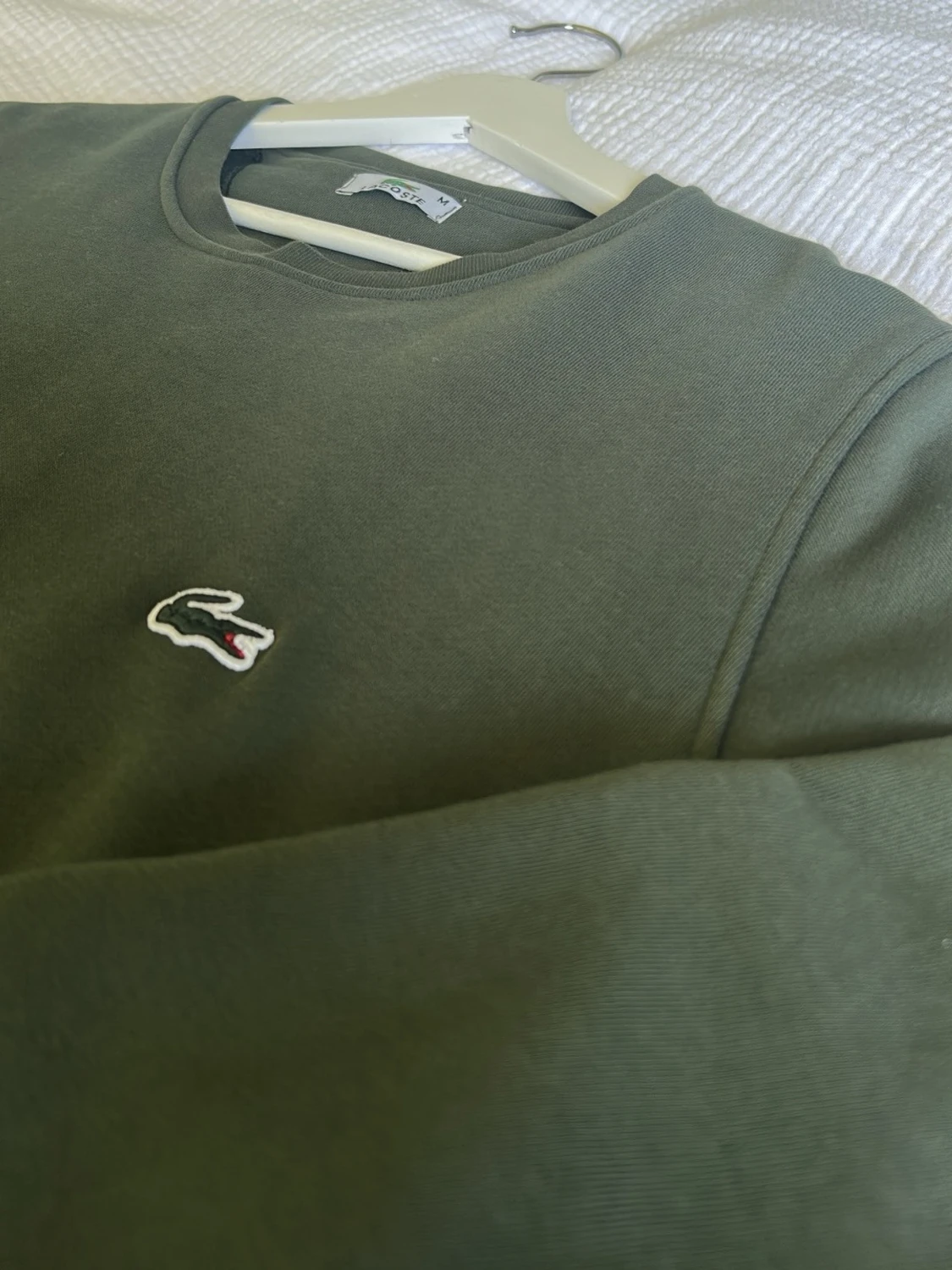 Mörkgrön sweatshirt från Lacoste - 1
