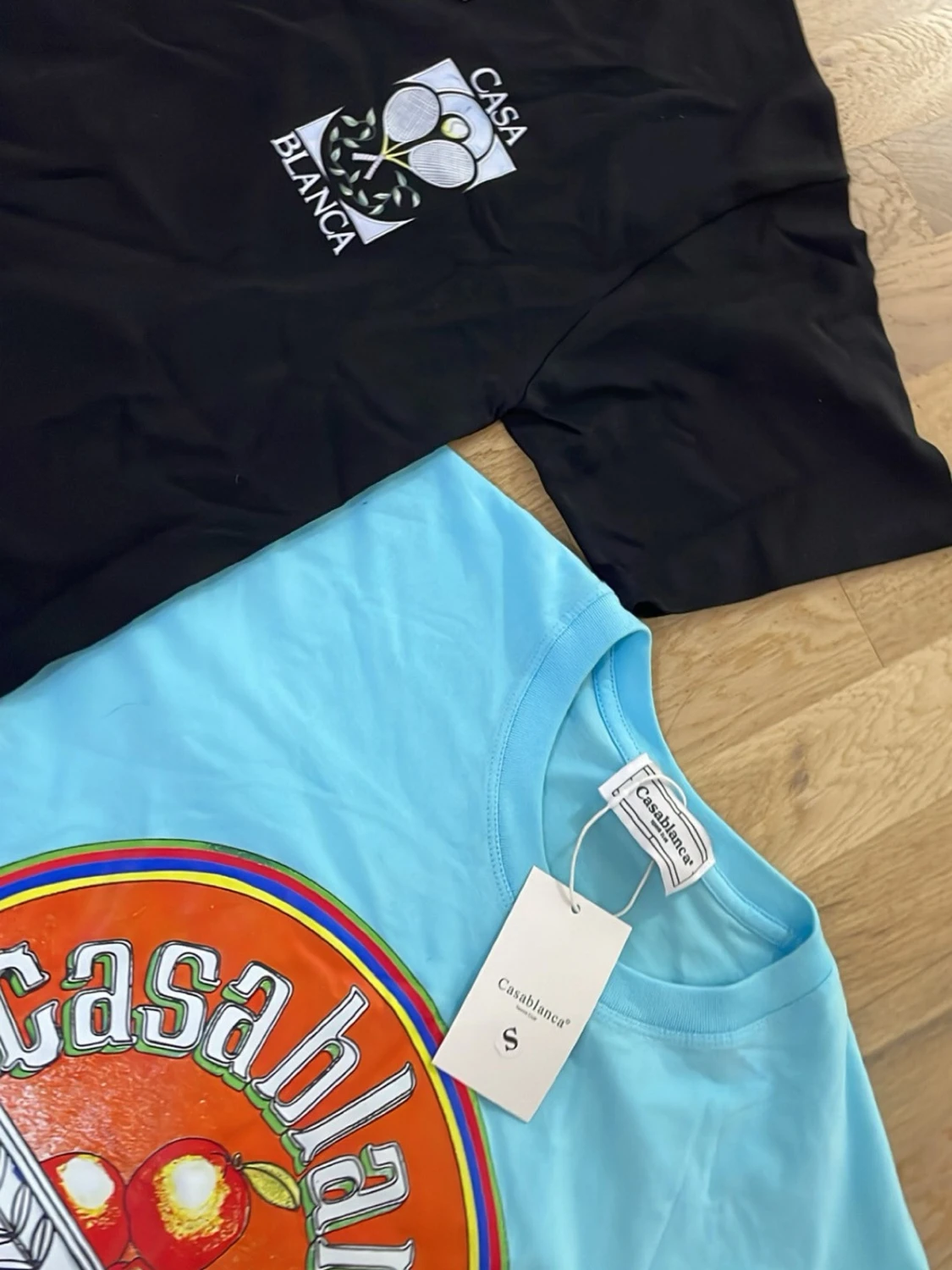 Casablanca t-shirts med tryck - 2