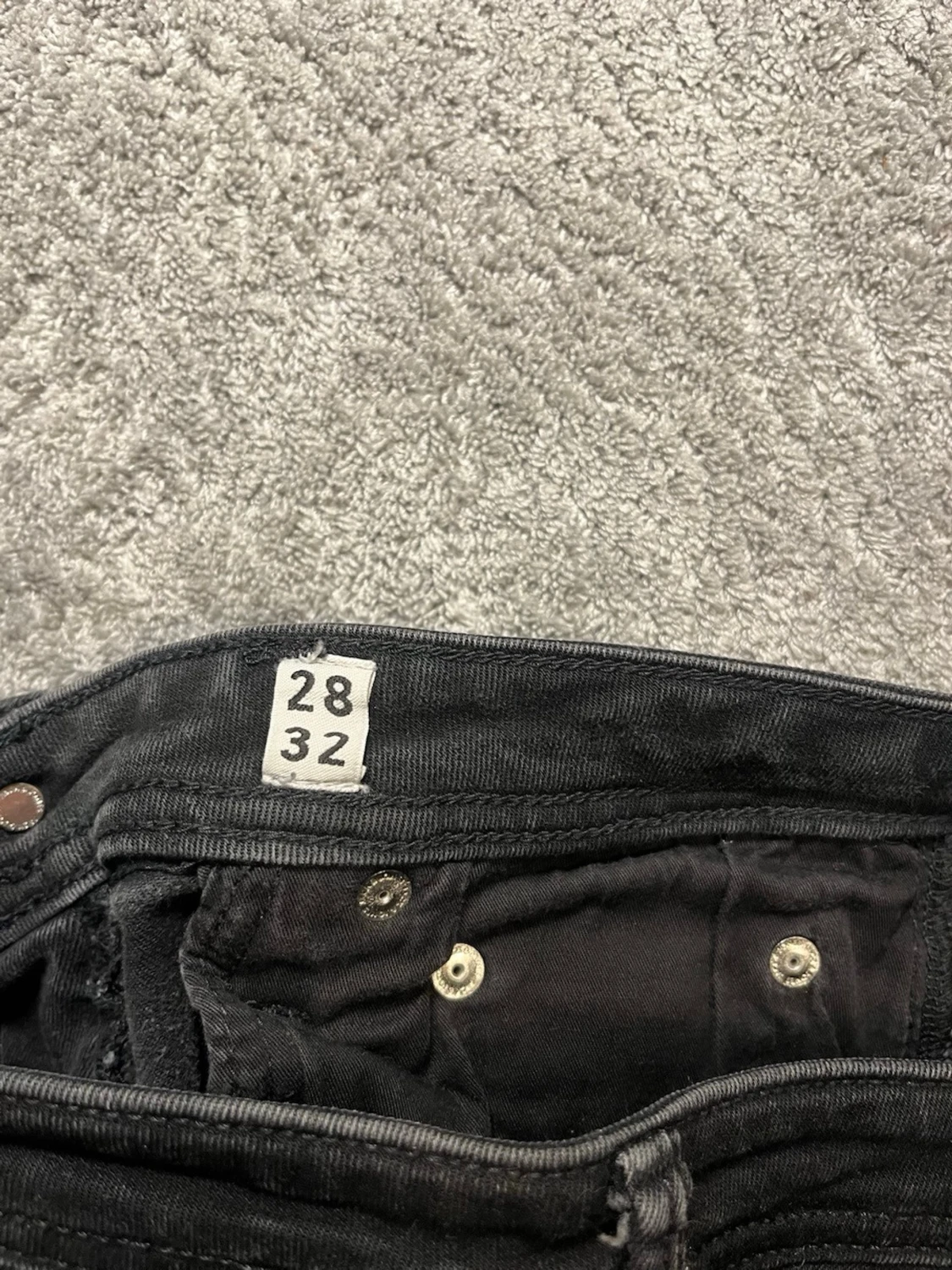 Jack and Jones jeans svarta slim  - 5