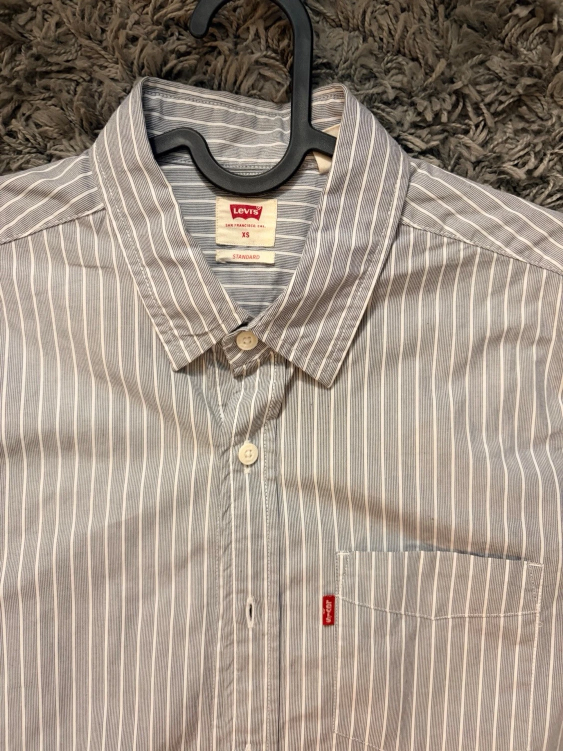 Randig kortärmad skjorta från Levi's - 1