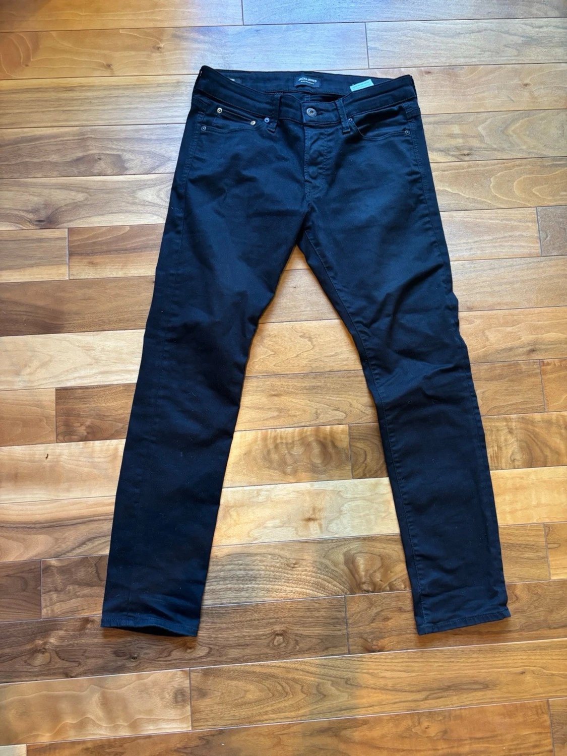 Svarta slim fit jeans från Jack & Jones - 1