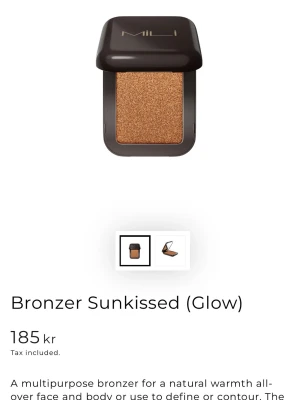 Ny bronzer - Helt ny bronzer från mili cosmetics, fick i present men säljer då den inte kommer komma till användning 