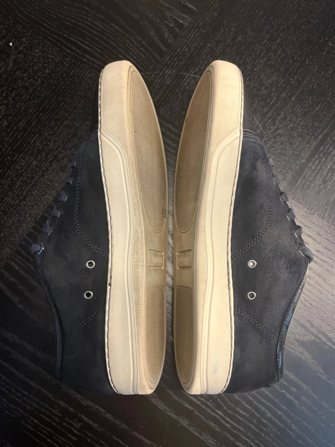 Mörkblåa lanvin skor  - 6
