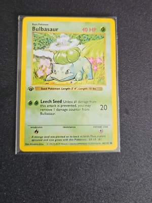 Bulbasaur #44 1st edition - Utmärkt Skick
