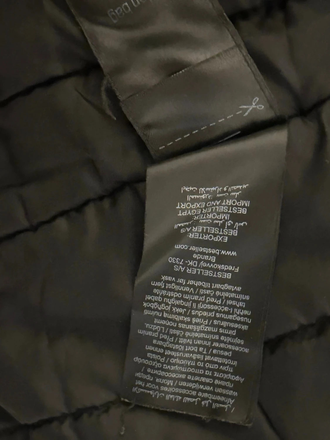 Svart parkasjacka med huva - 5