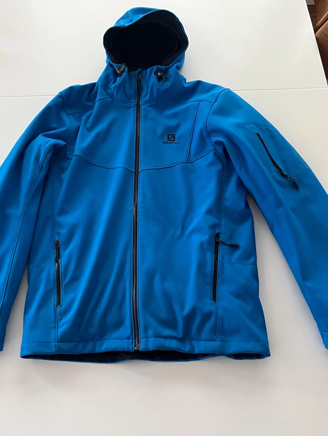 Blå skidjacka från Salomon