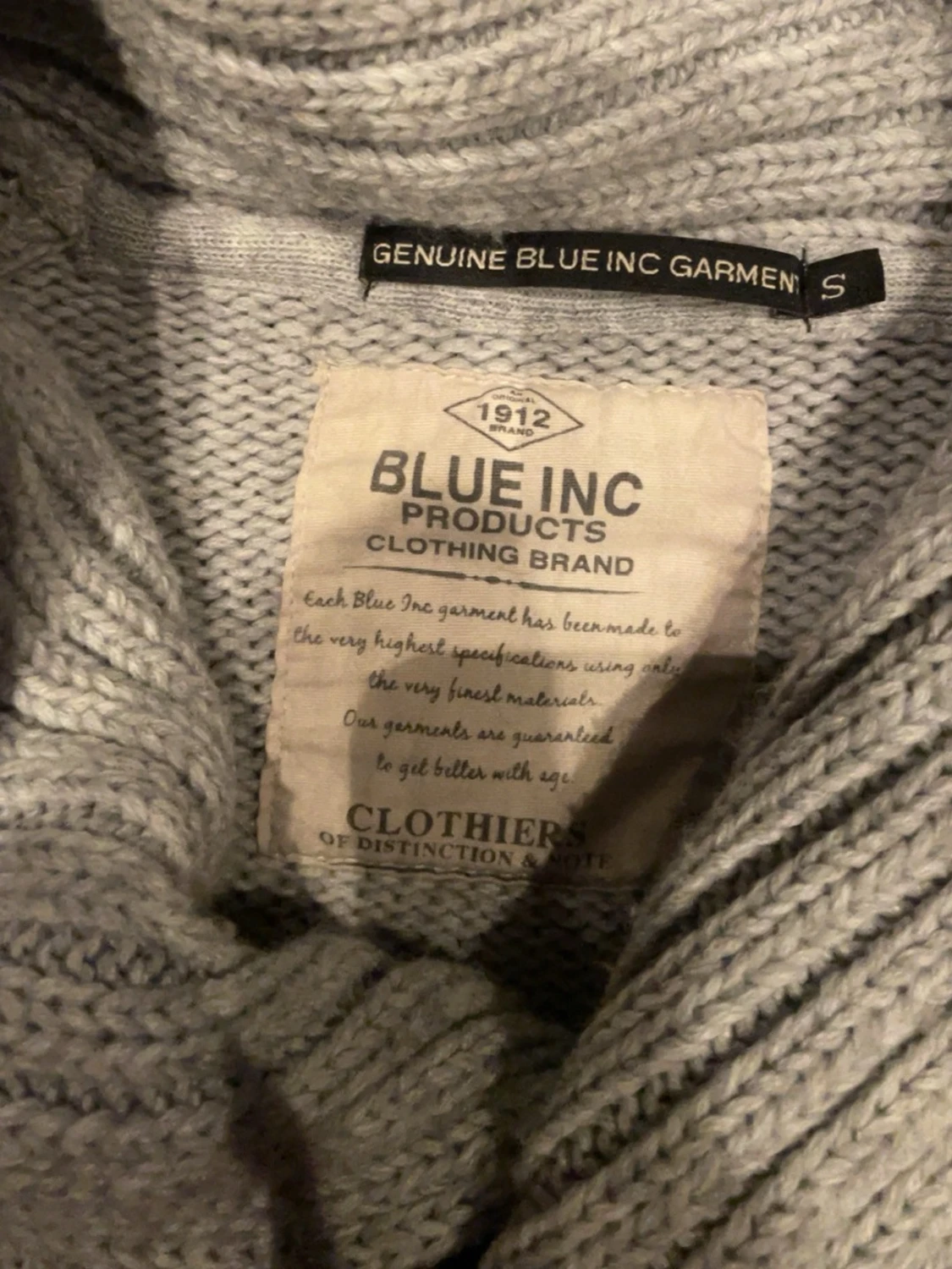 Grå stickad kofta från Blue Inc - 2