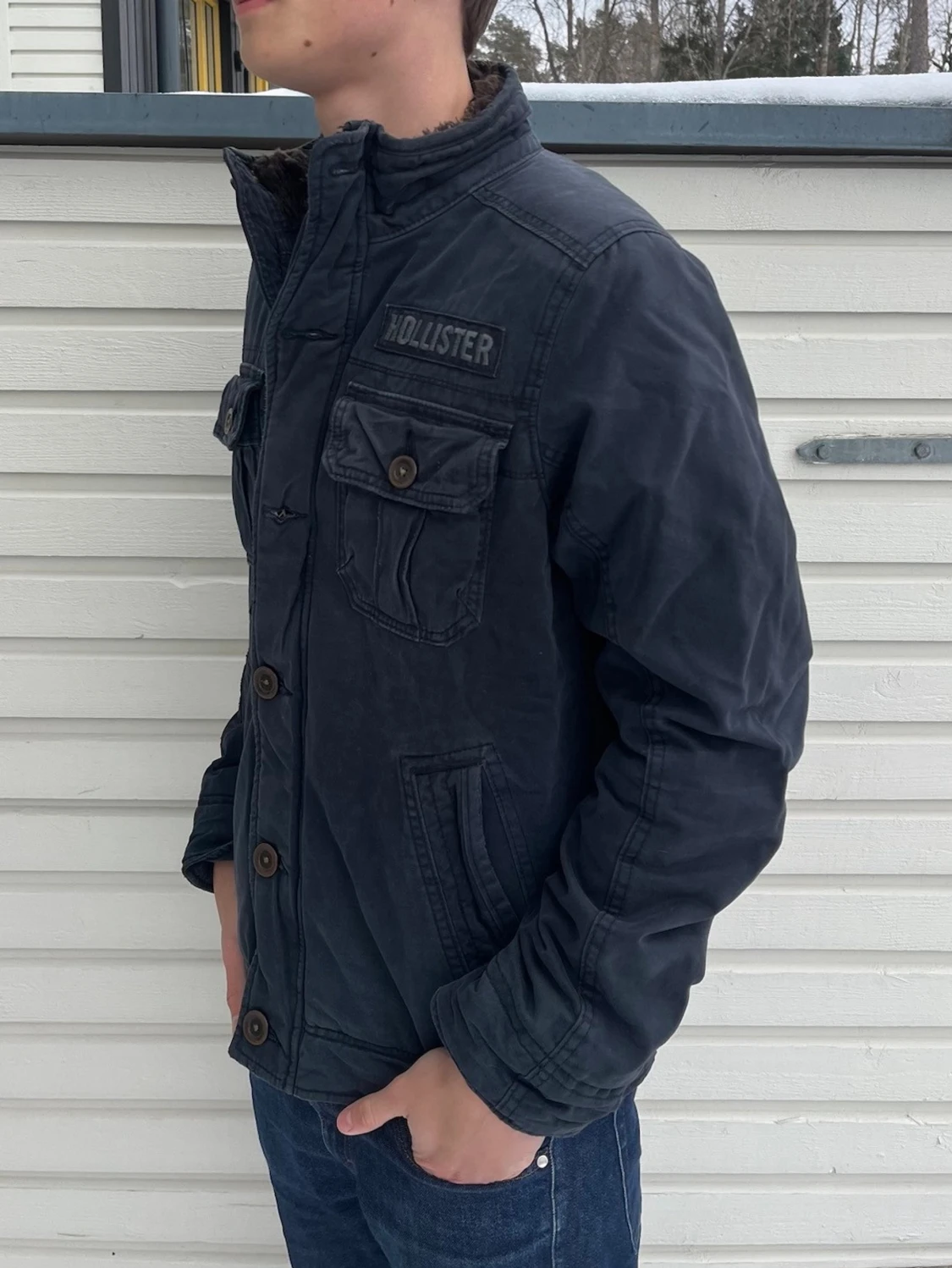 Hollister jacka med foder - 1