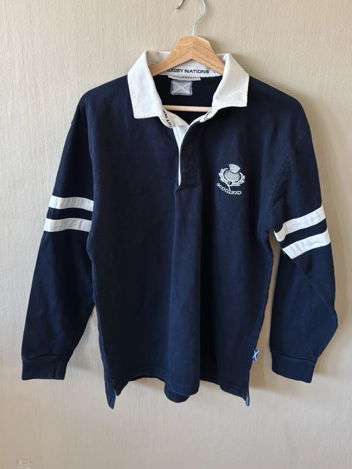 Mörkblå rugbytröja Rugby Nations