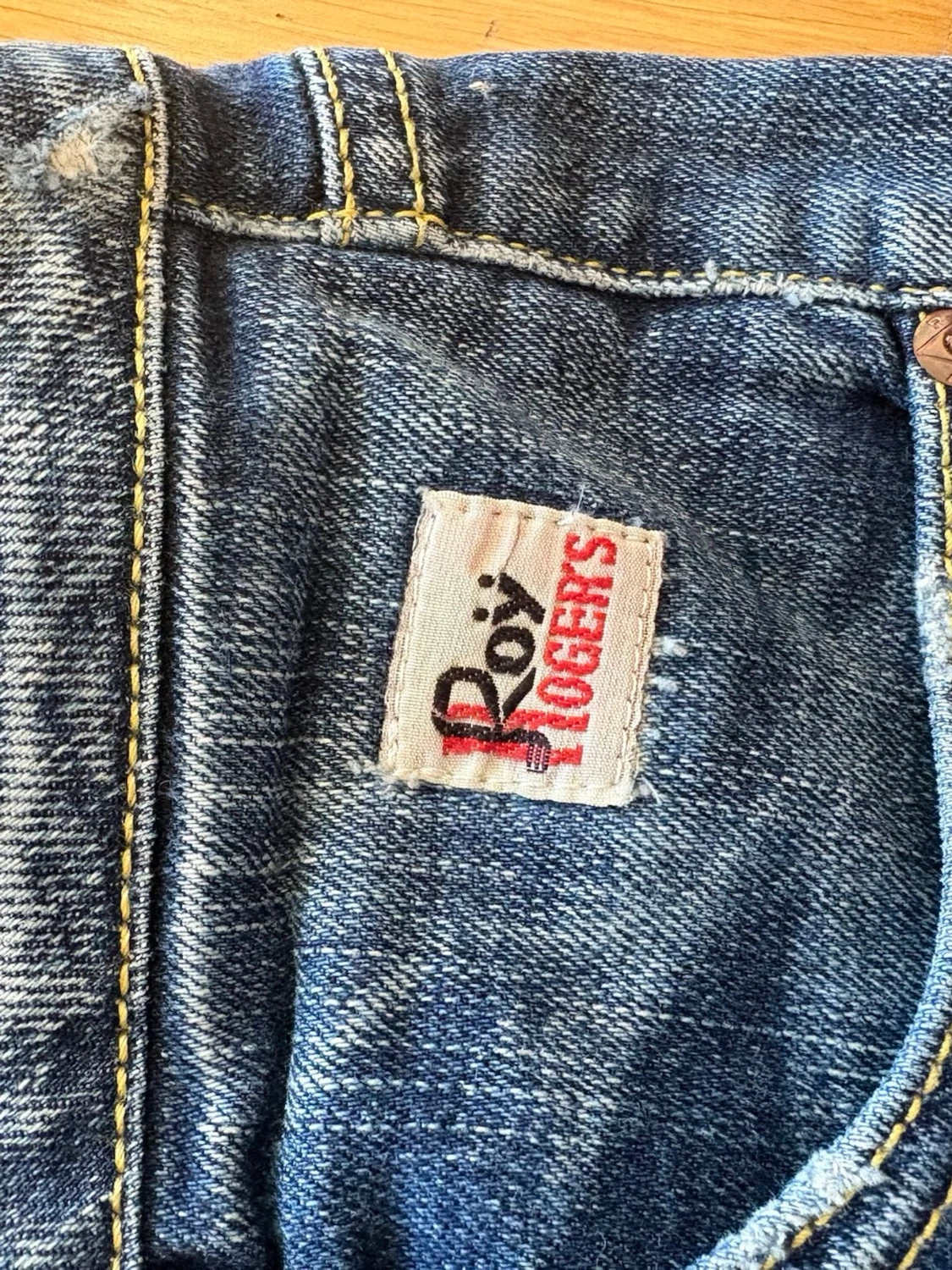 Blå jeanskjol från Roy Rogers - 4