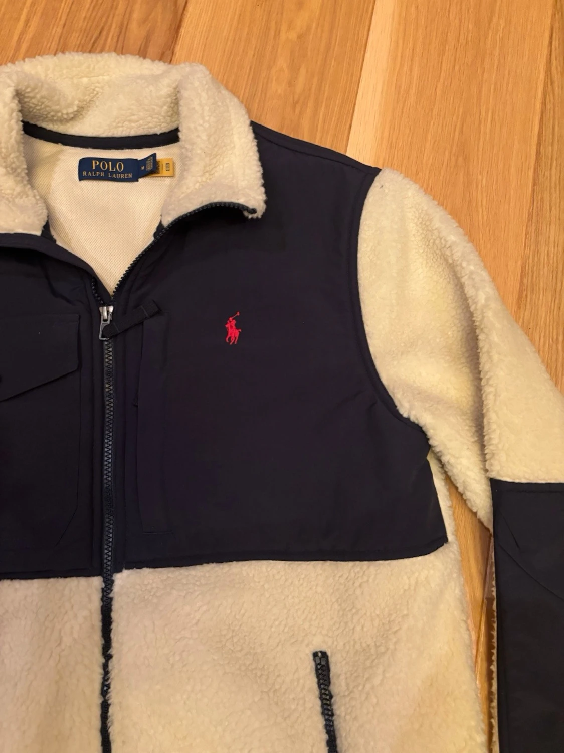 Beige teddyjacka från Polo Ralph Lauren - 2