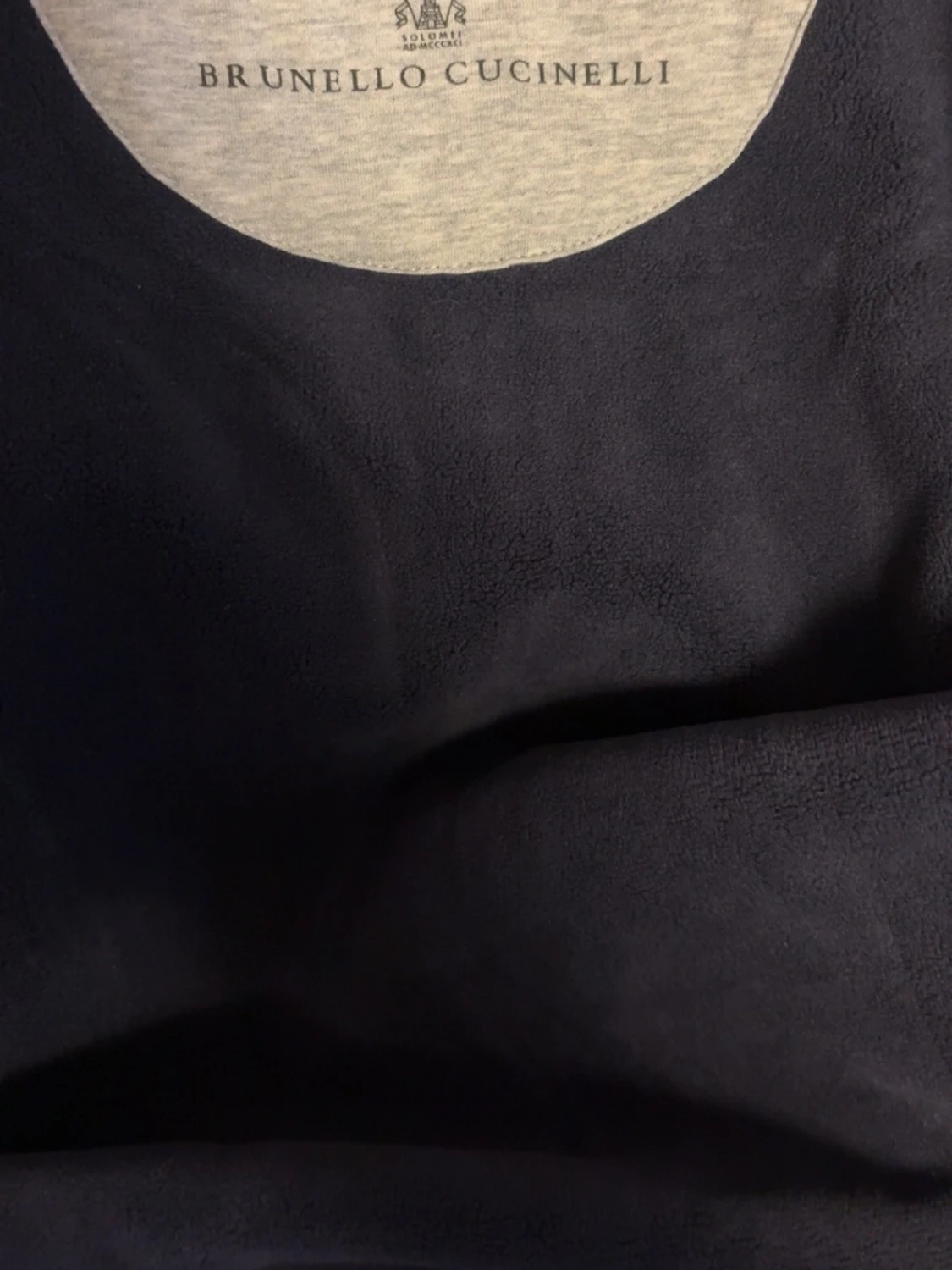 Mörkblå hoodie BRUNELLO CUCINELLI - 4