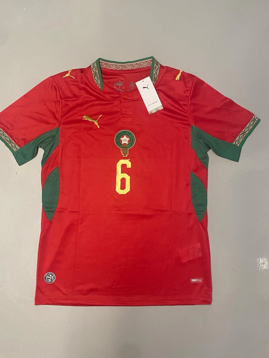 Bouaddi#6 marocko vm 2026 hemmaställ - 1