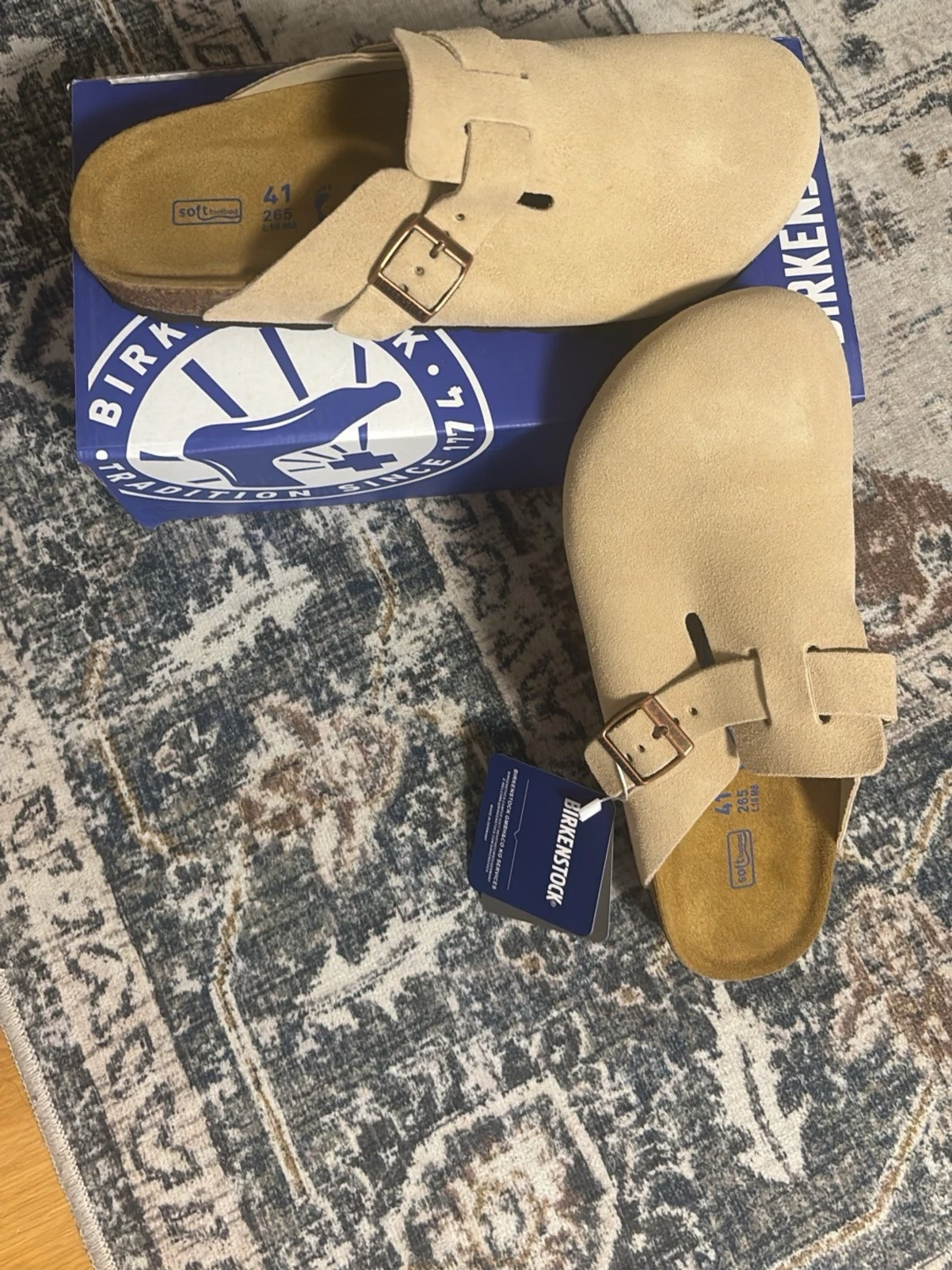 Birkenstock boston bs ’sand’