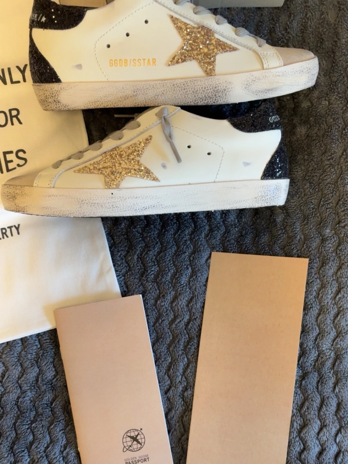 Golden goose sneakers med glitterstjärna - 2