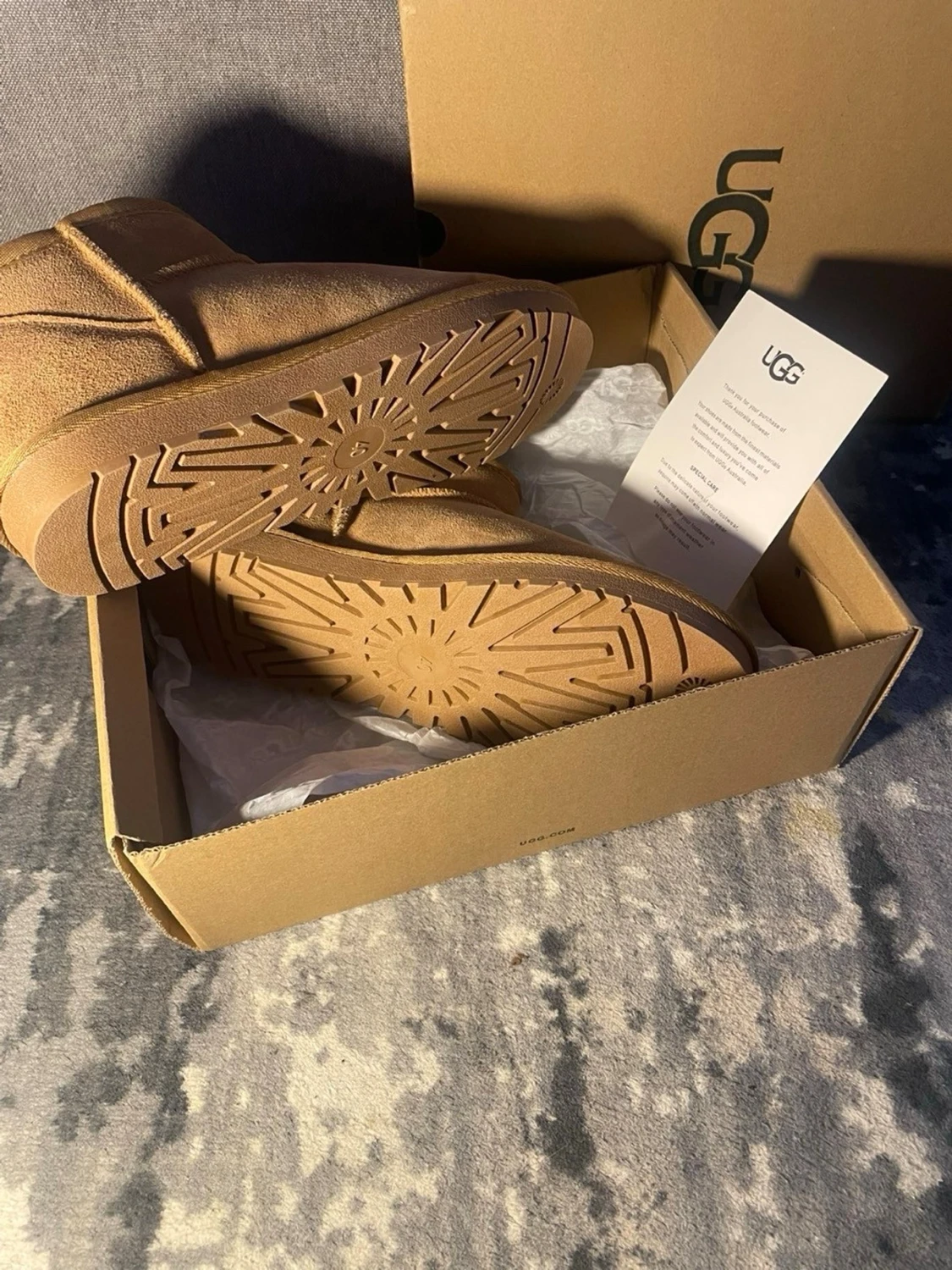 Klassiska beige UGG boots - 4