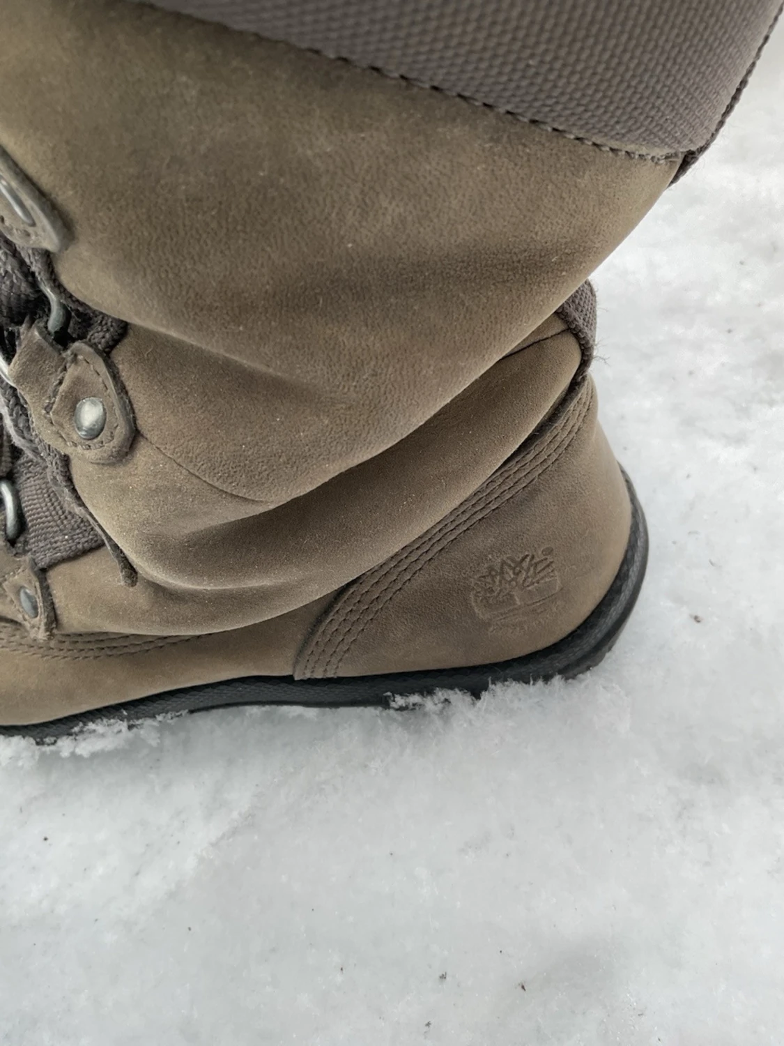 Timberland Grå fodrade vinterkängor med snörning - 2