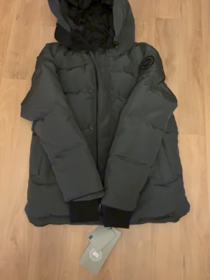 Grå Canada goose jacka - Jag köpte nyss en Canada goose jackan tyvärr så passade den inte mig så jag måste sälja den.