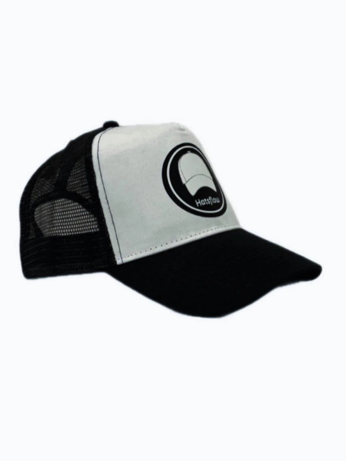 Svart och vit truckerkeps Hatsflow - 1