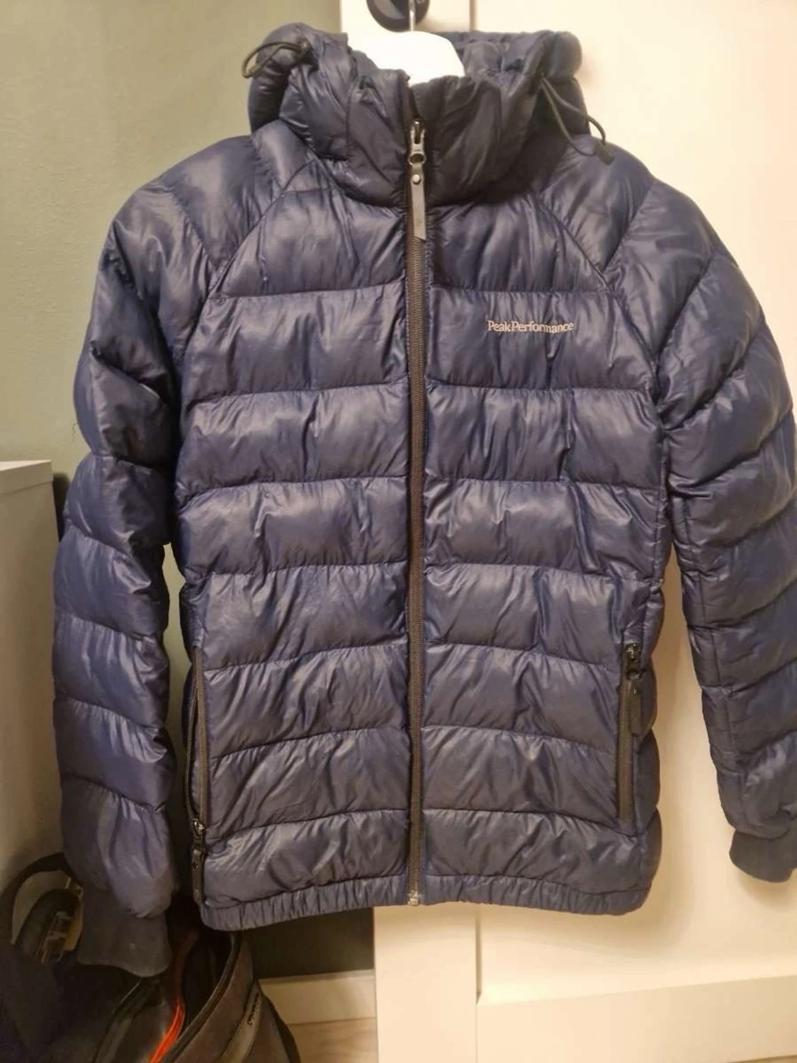 Mörkblå dunjacka Peak Performance - 4