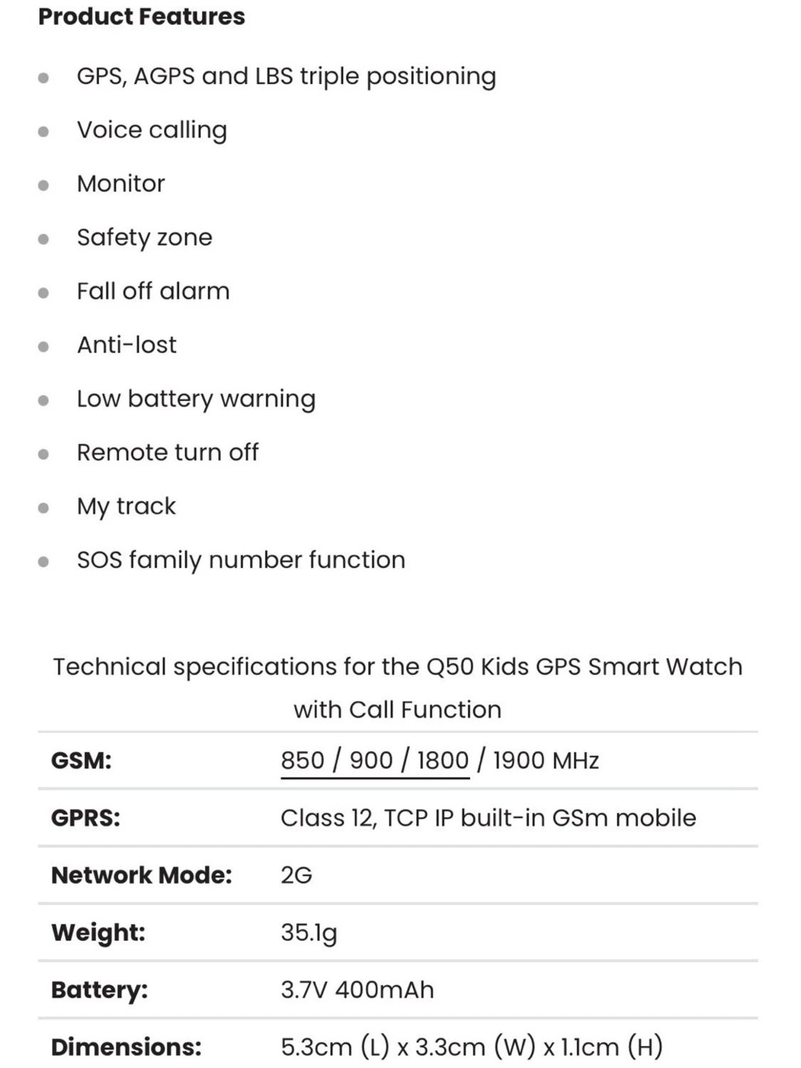 Rosa smartklocka med SOS och GPS - 6
