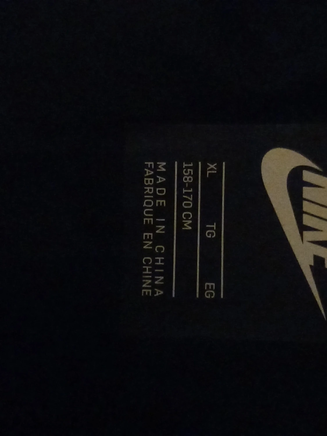 Svart pufferjacka från Nike XL - 1
