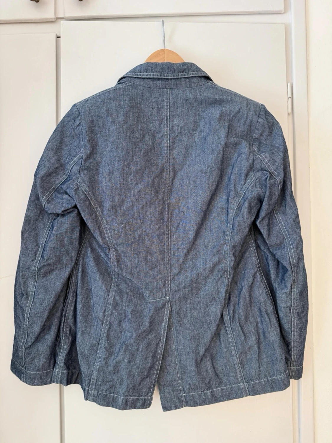 Blå denimkostym från Lene Sand jeans kavaj - 4