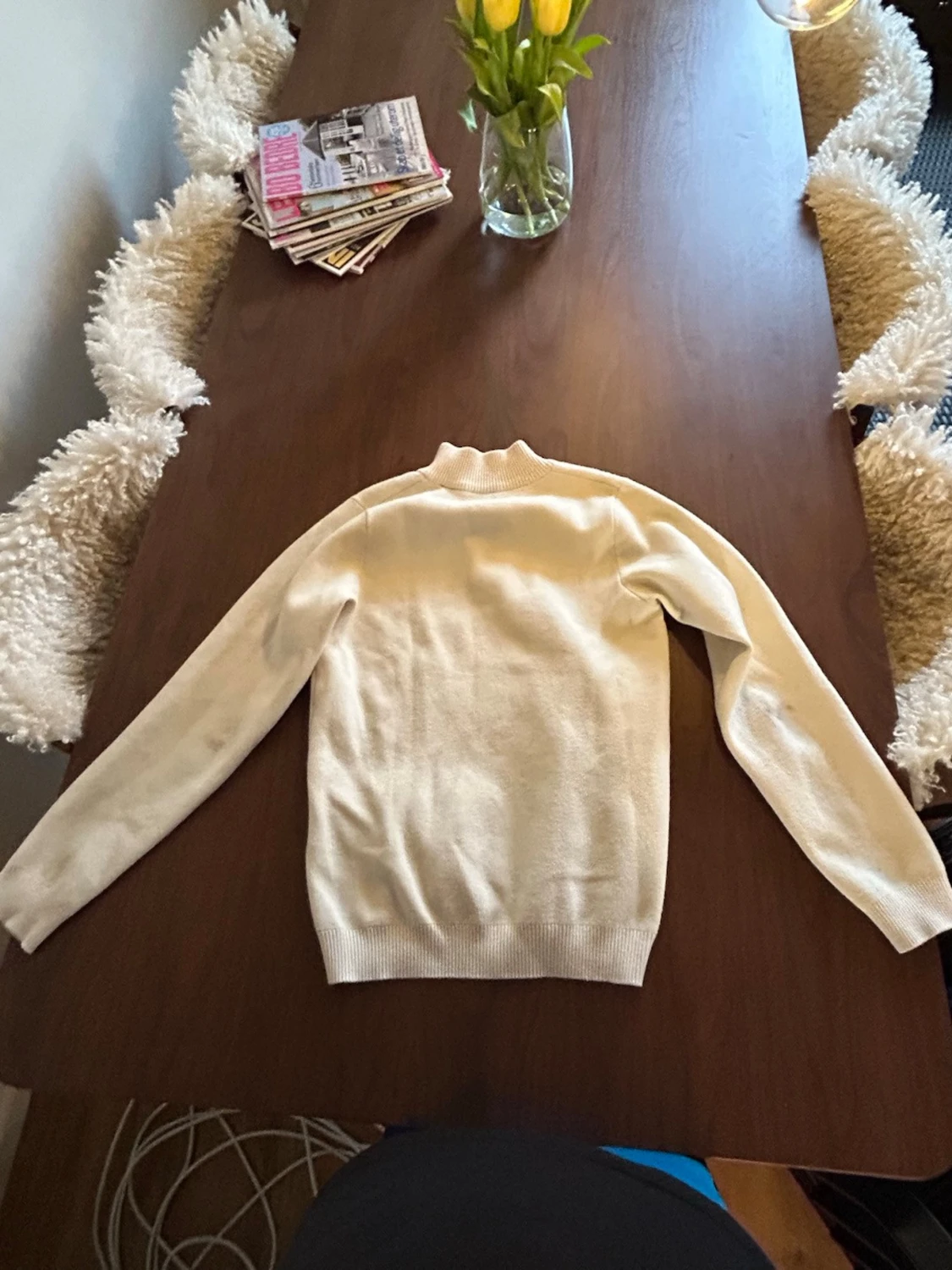Beige stickad tröja (Jack & Jones) - 1