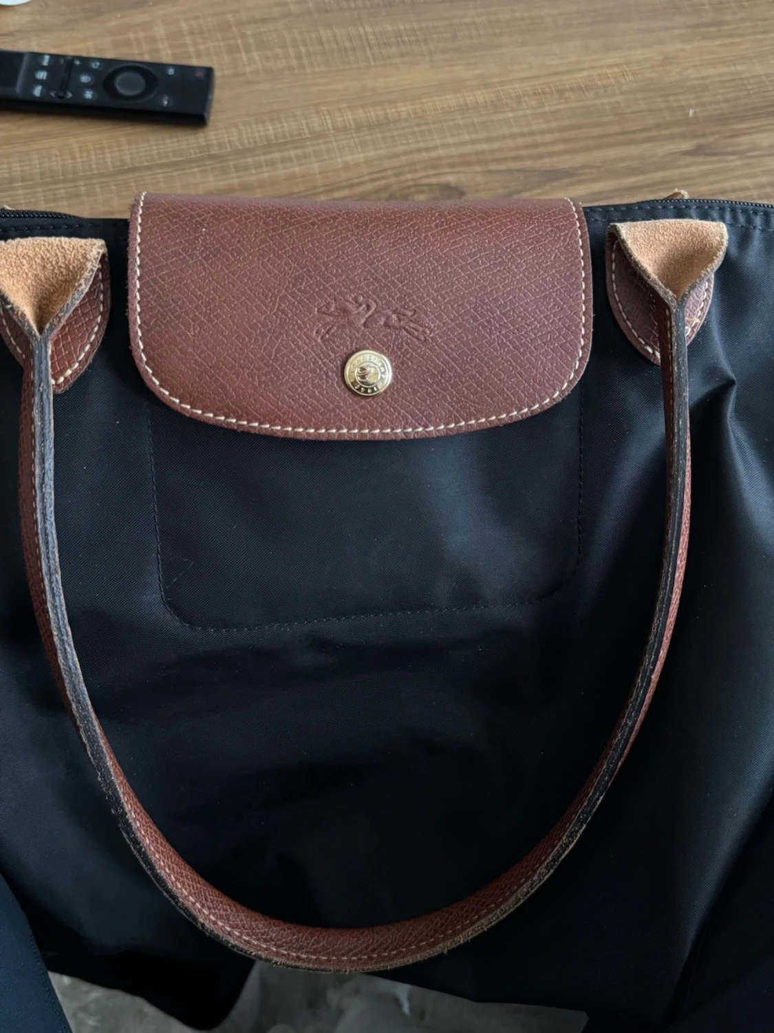 Svart Longchamp Le Pliage handväska - 2