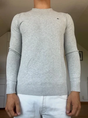 Ljusgrå tröja - Ljusgrå tröja från Lexington tillverkad i 100% bomull. Strl S. Inga defekter. Modellen är 178 cm och väger 77 kg. Hör gärna av dig vid frågor!