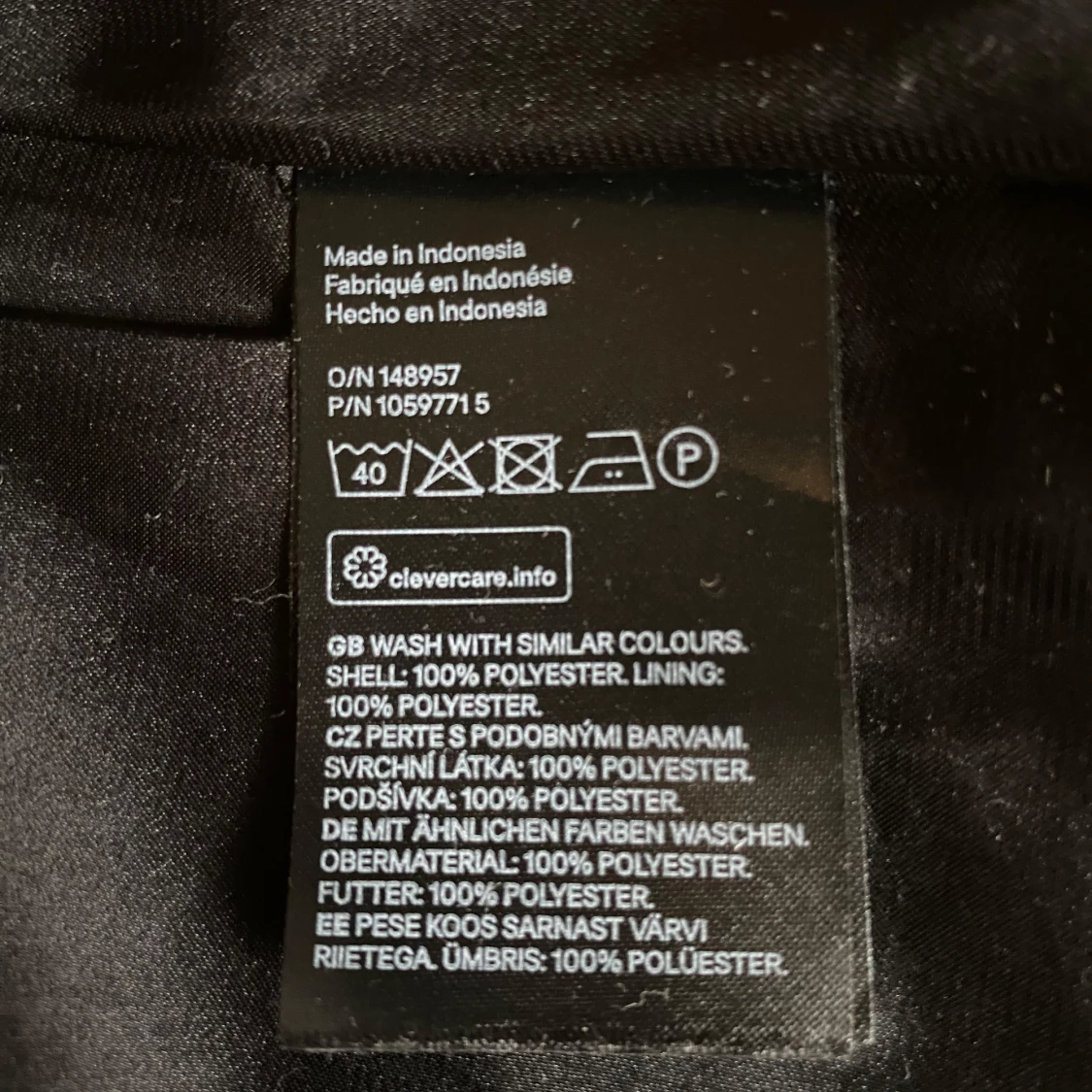 Svart midiklänning från H&M XS - 3