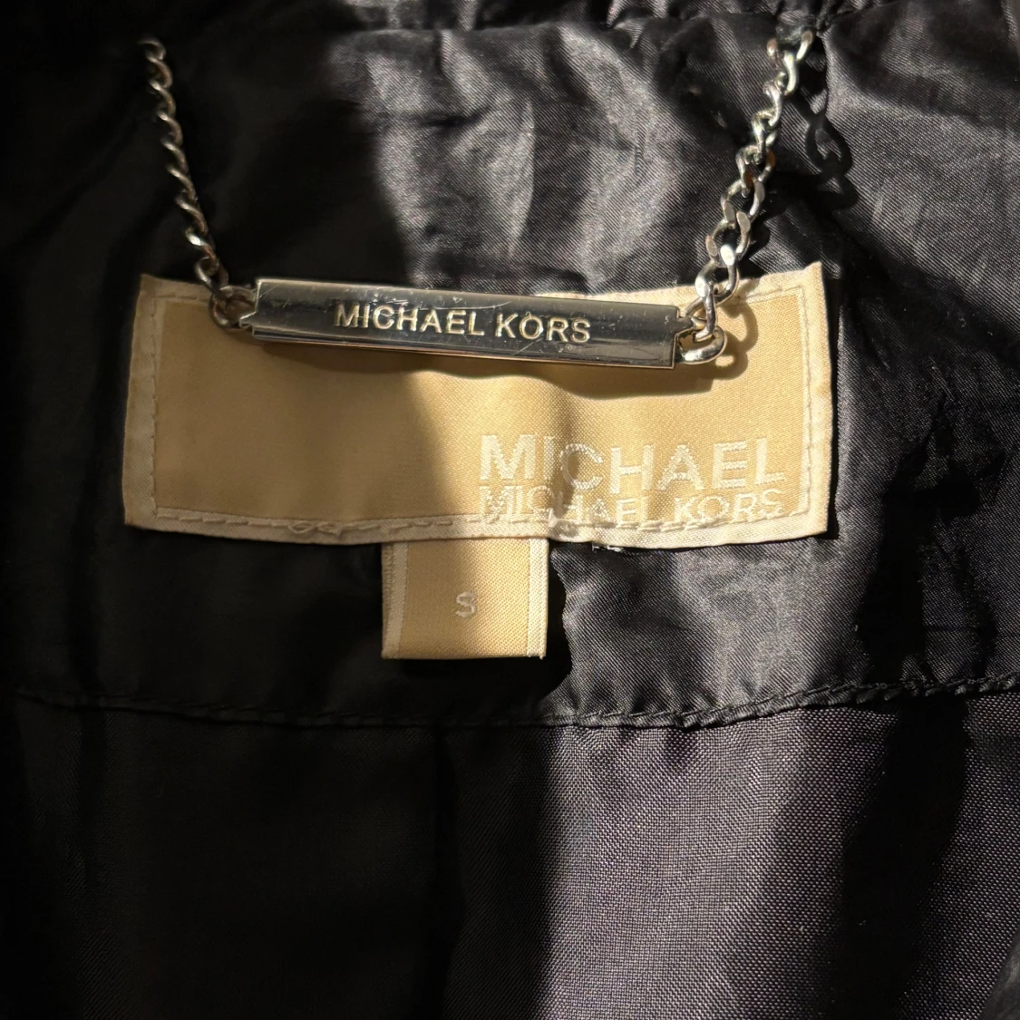 Svart pufferjacka Michael Kors S - 3