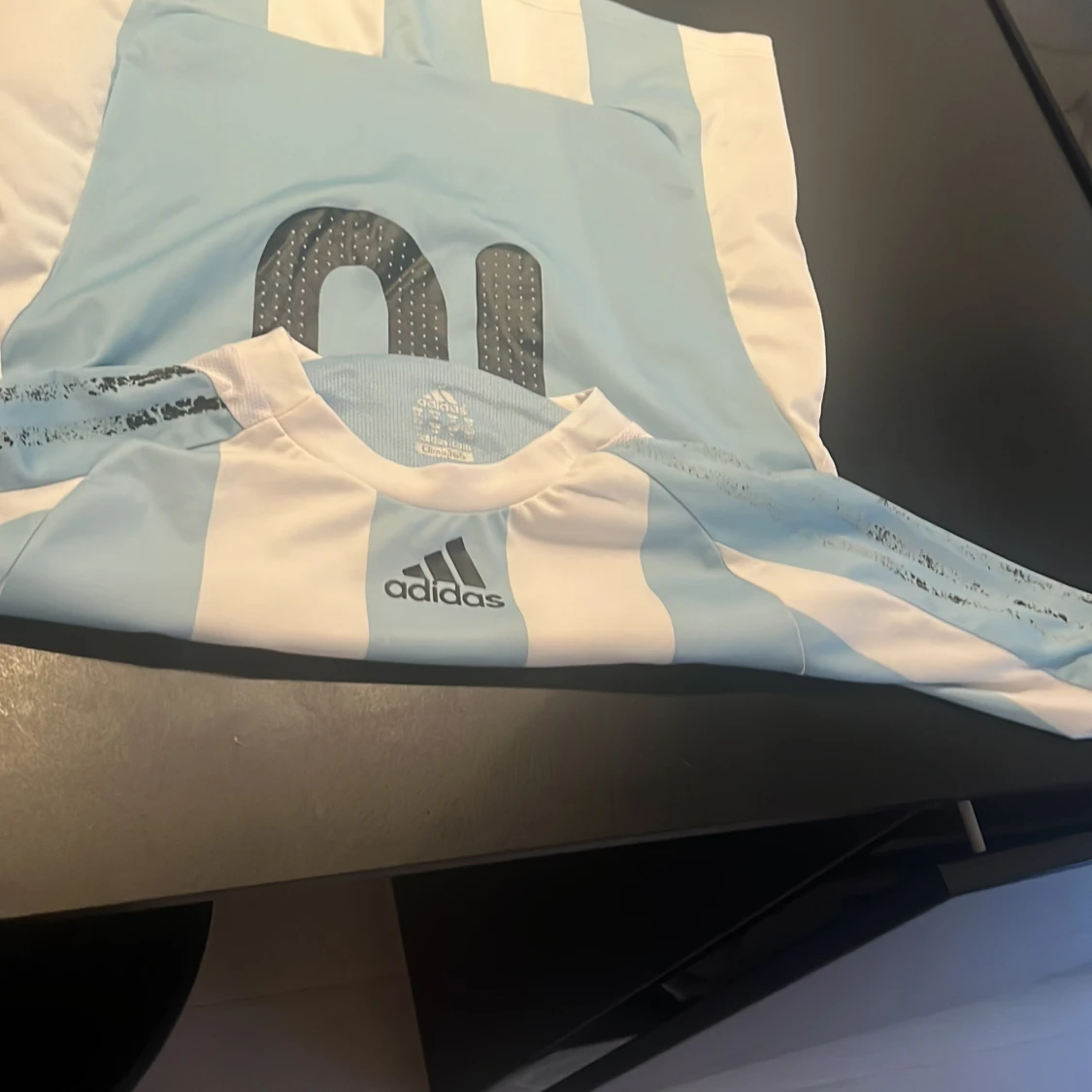Argentina Messi 10 Adidas fotbollströja - 4