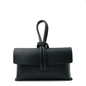 Svart handväska med knutdetalj - Intressekoll, nypris 1090 Slutsåld. Helt ny, kan även köpas för 1090kr dirket!