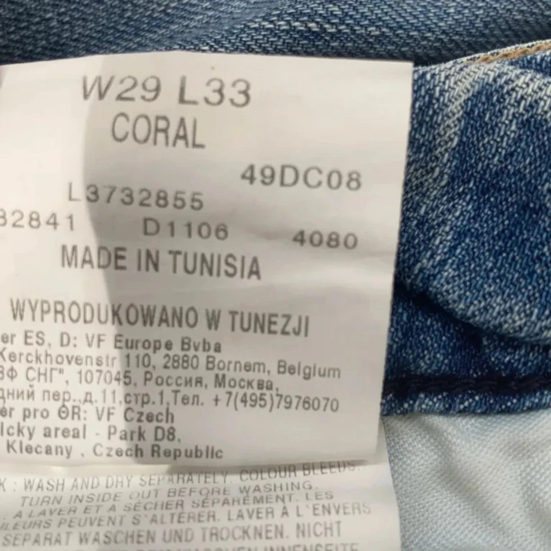 Ljusblå bootcut vintage jeans från Lee - 4