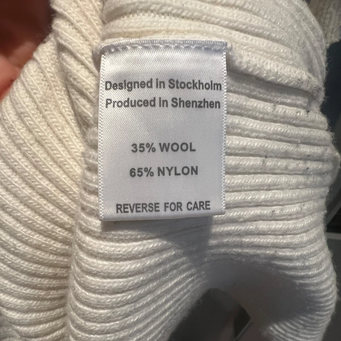 Vit ribbad långklänning med kofta från Adoore - 4