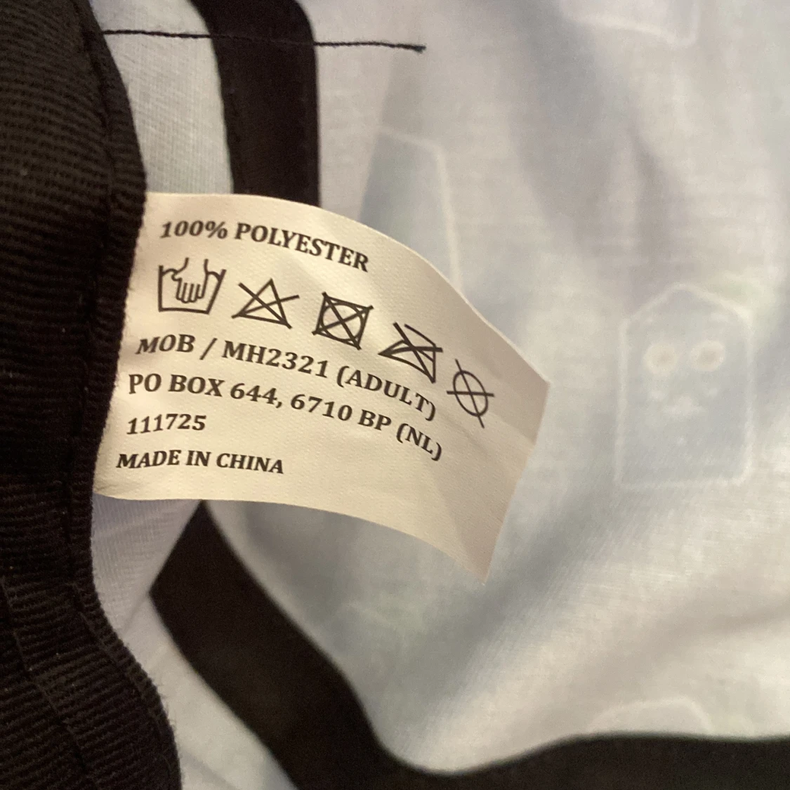 Blå bucket hat med tecknade figurer - 2