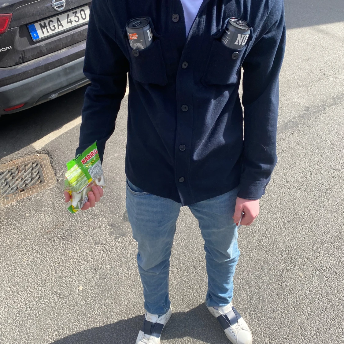 Marinblå overshirt från Riely - 2