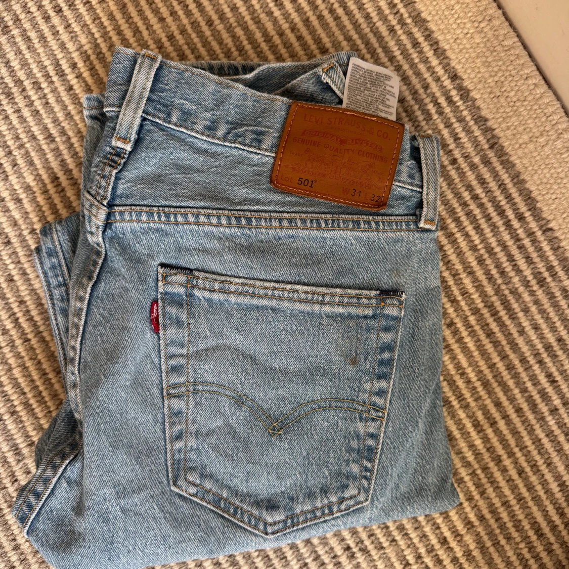 Levis 501 ljusblå jeans