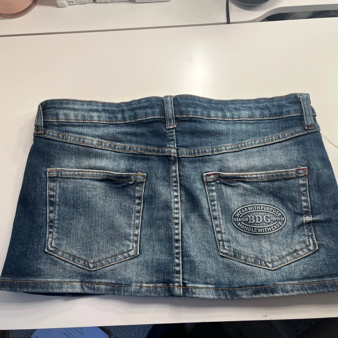 Mini Jeanskjol med Låg midja  - 1