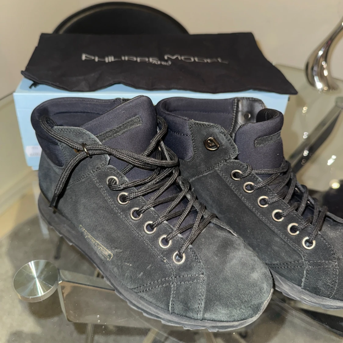 Svarta boots från Philippe Model - 2